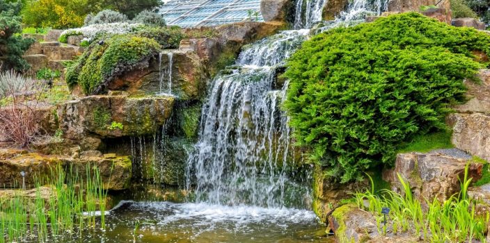 25- Créer un bassin de jardin avec des cascades et ruisseaux