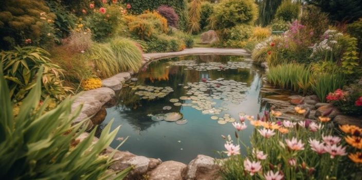 Créer une cascade dans votre bassin de jardin : étapes et matériaux